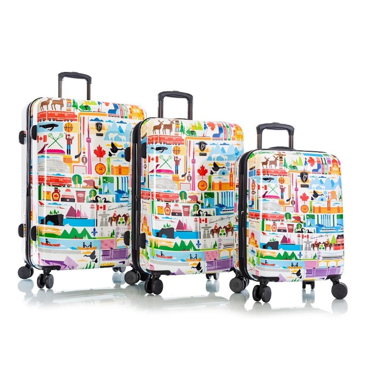 HEYS Luggage Canada Spinners 3 pc set Powered by Givergy