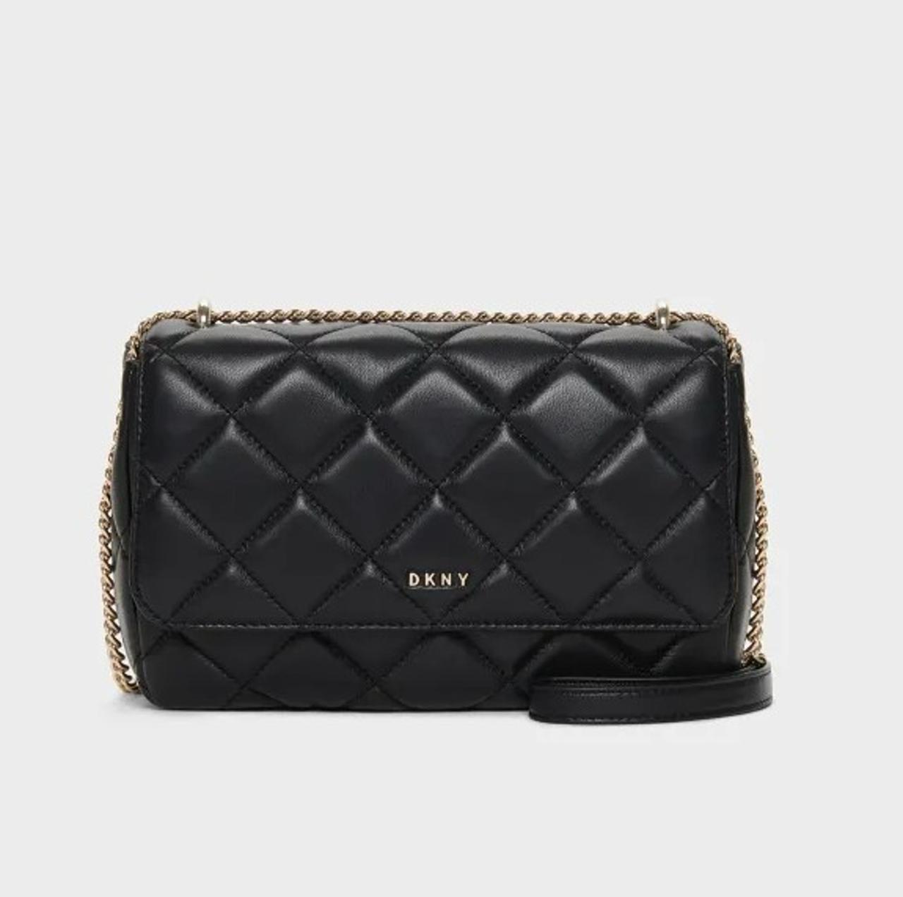 Lara Large Quilted Shoulder Bag - DKNY
