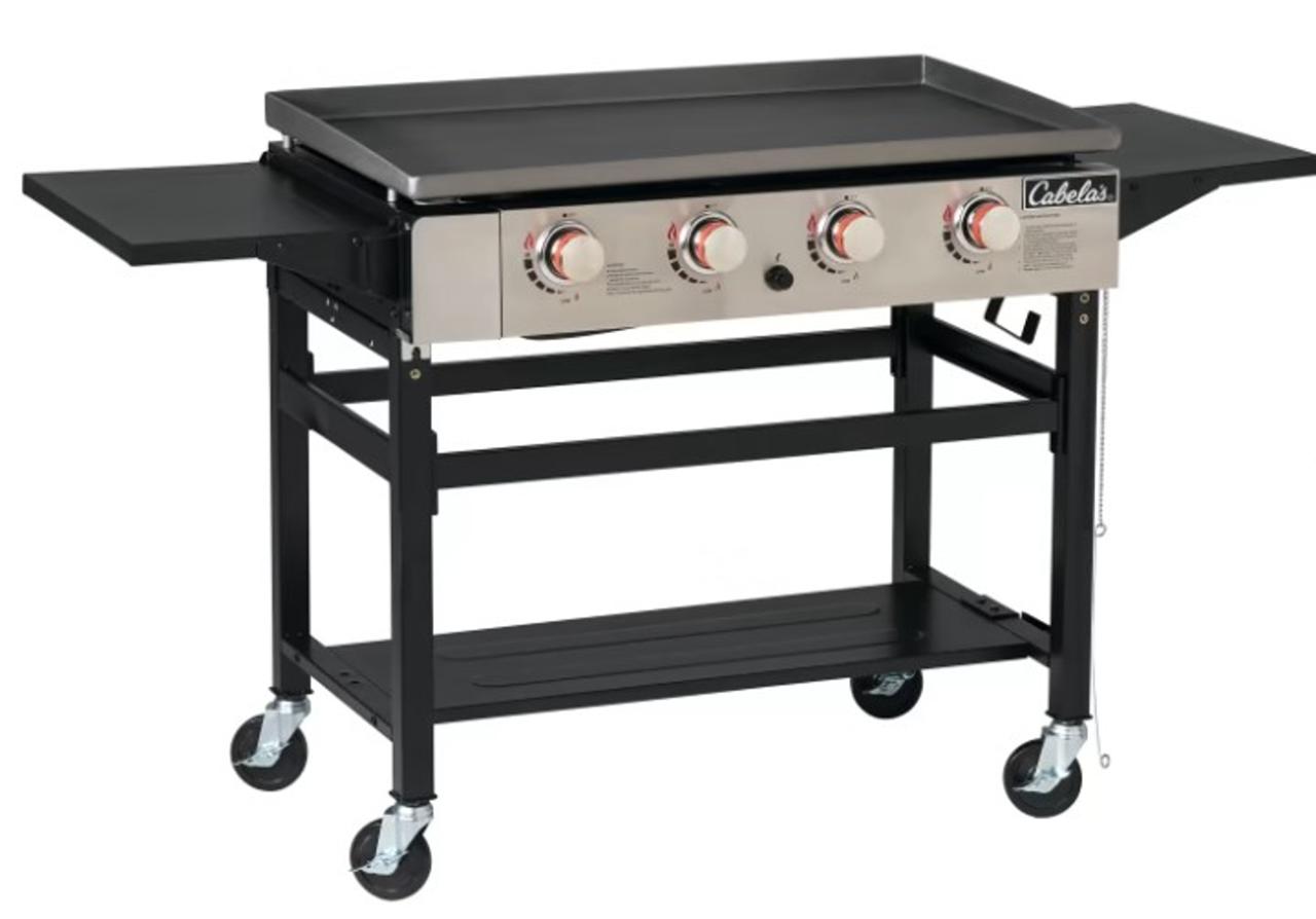 Cabela's 4 Burner Gas Griddle Powered by Givergy
