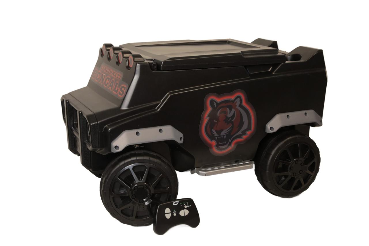 Bengals Roaming Remote Cooler Powered by Givergy