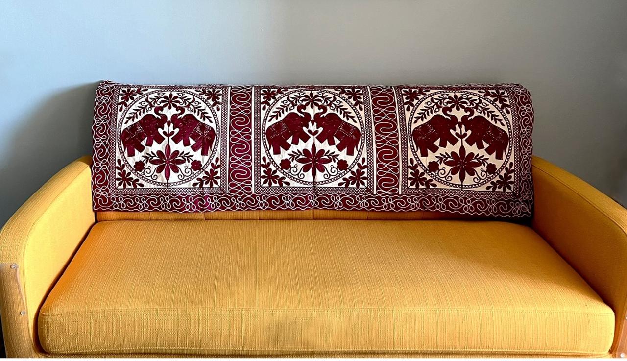 Indian Artisan Couch Backer/Table Runner | Powered by Givergy