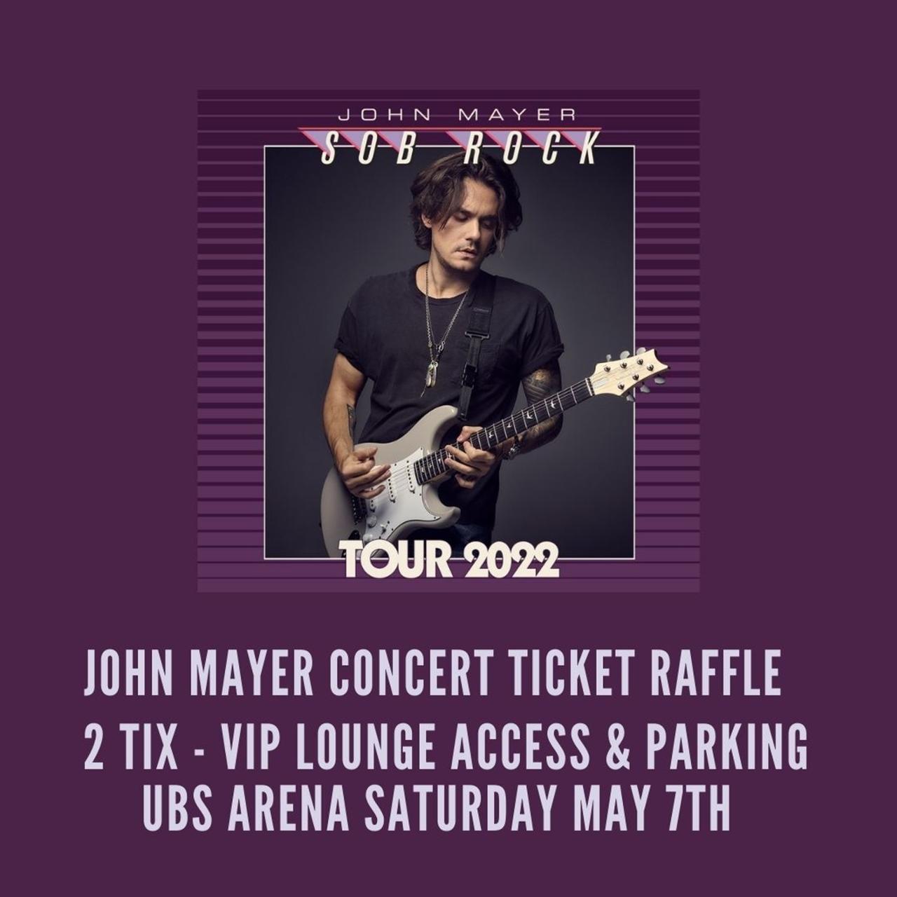 **John Mayer Concert Tickets** Powered by Givergy